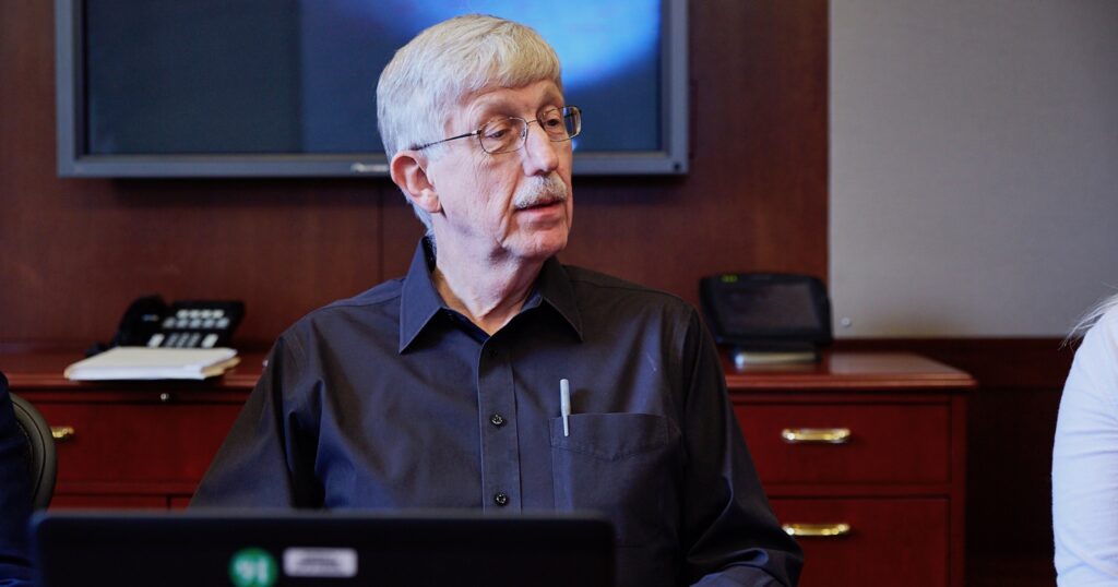 NHGRI Director, Francis Collins, M.D., Ph.D., answers questions during the 2016 National DNA Day Reddit 